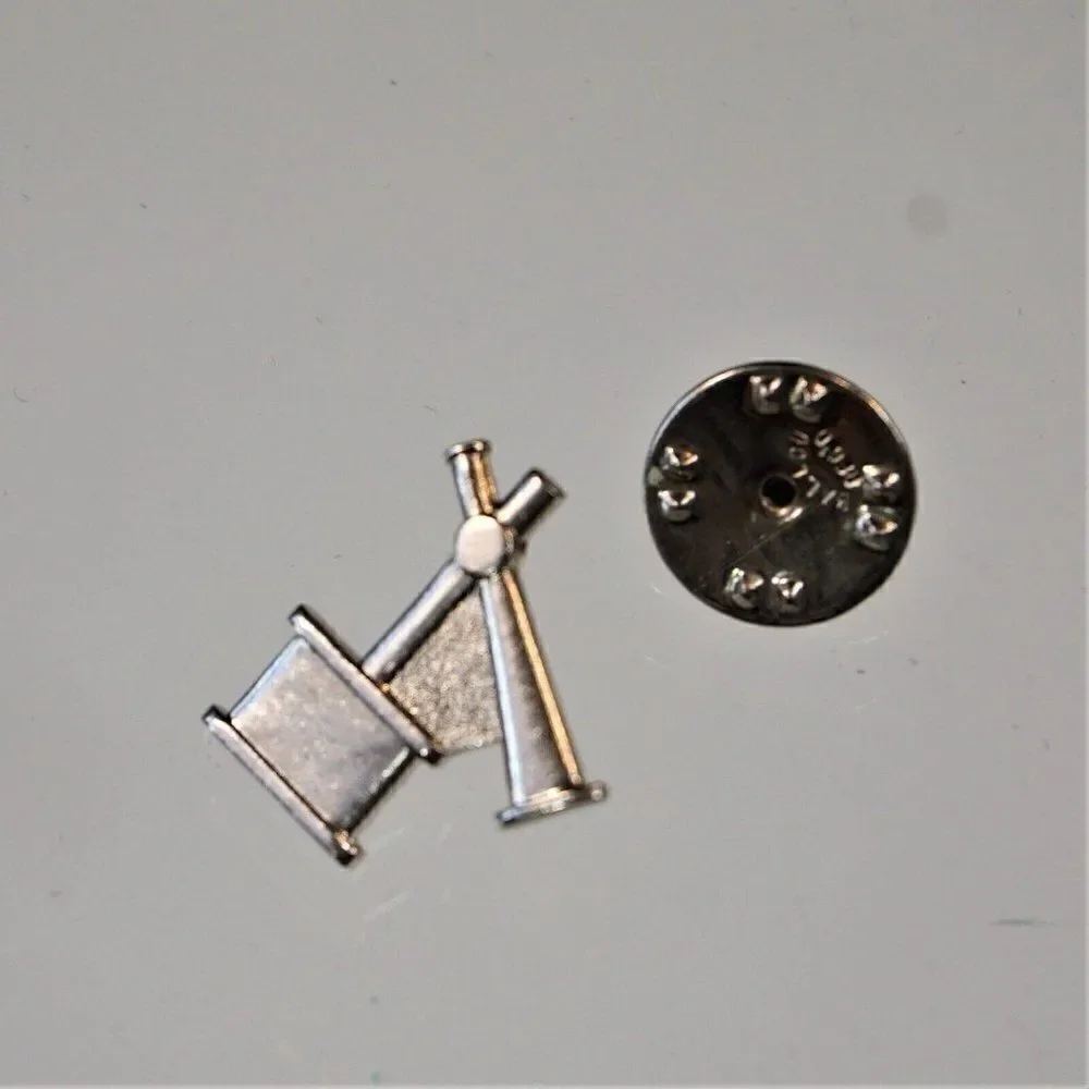 2 Lapel Pin Tie Tacks Cub Scouts Scientist Scope Award And Grad Diploma Scroll